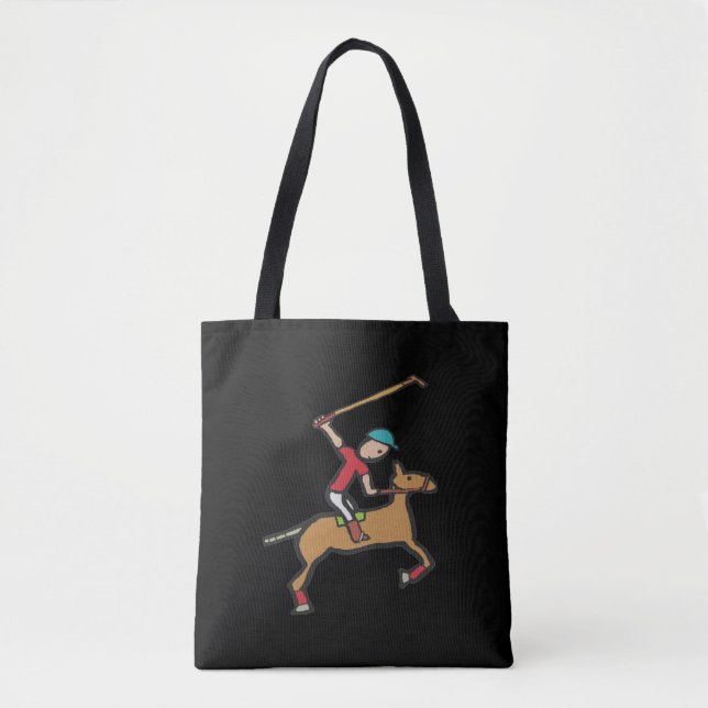 Polo Playing Reiter Tasche (Vorderseite)