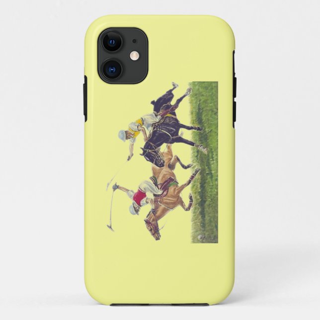 Polo Ponies Case-Mate iPhone Hülle (Rückseite)