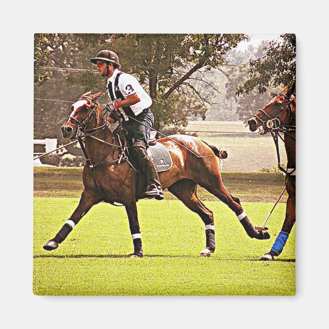 Polo Pony Magnet (Vorne)