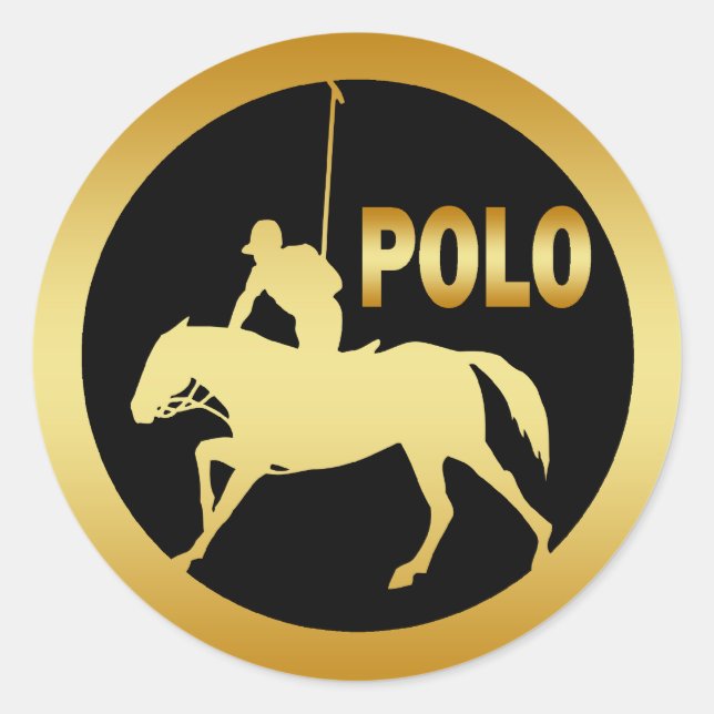 POLO RUNDER AUFKLEBER (Vorderseite)