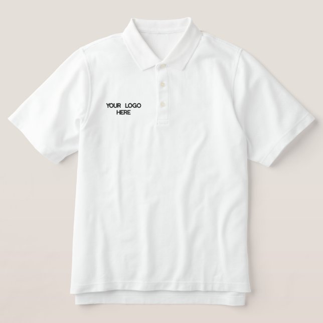POLO-SHIRT FARBIGES MONOGRAMM-LOGO FÜR GESCHÄFT (Design Vorderseite)