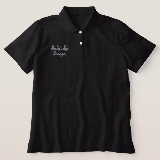 POLO SHIRT FRAUEN ART&DESIGN STIL (Design Vorderseite)