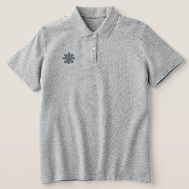 POLO SHIRT FRAUEN ART&DESIGN STIL (Design Vorderseite )