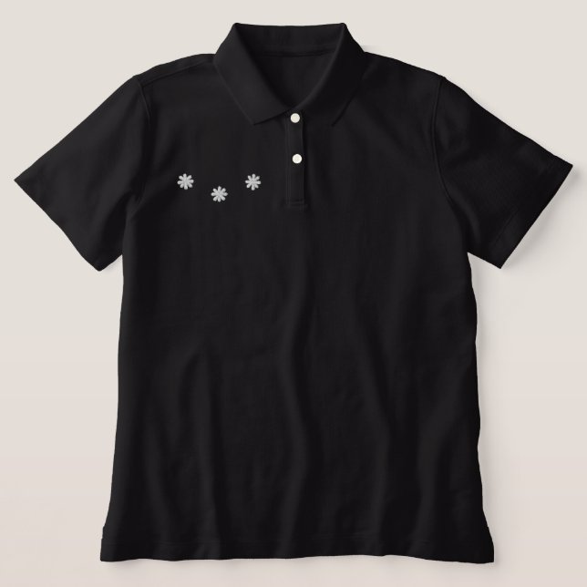 POLO SHIRT FRAUEN ART&DESIGN STIL (Design Vorderseite)