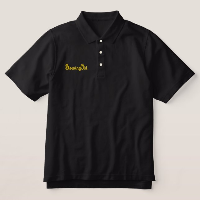 POLO SHIRT MENS ART AND DESIGN (Design Vorderseite)