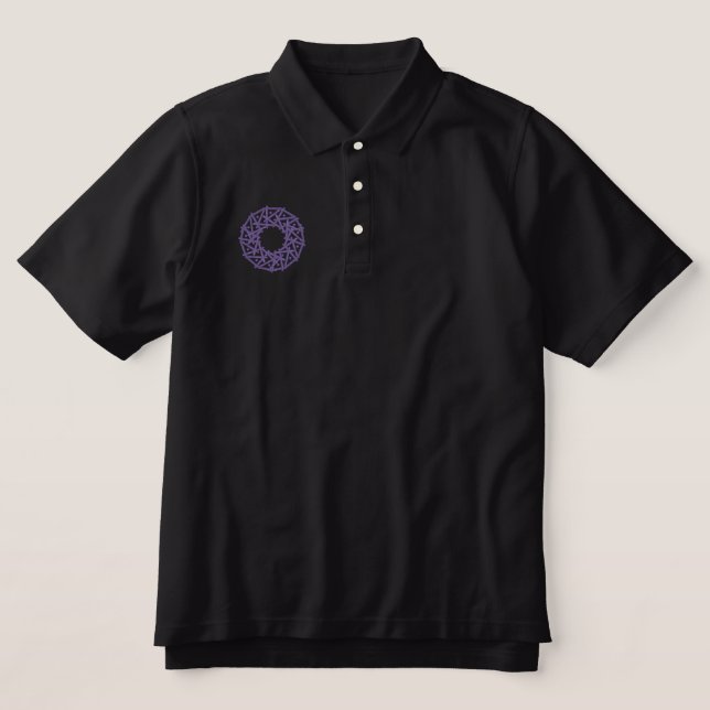POLO SHIRT MENS ART AND DESIGN (Design Vorderseite)