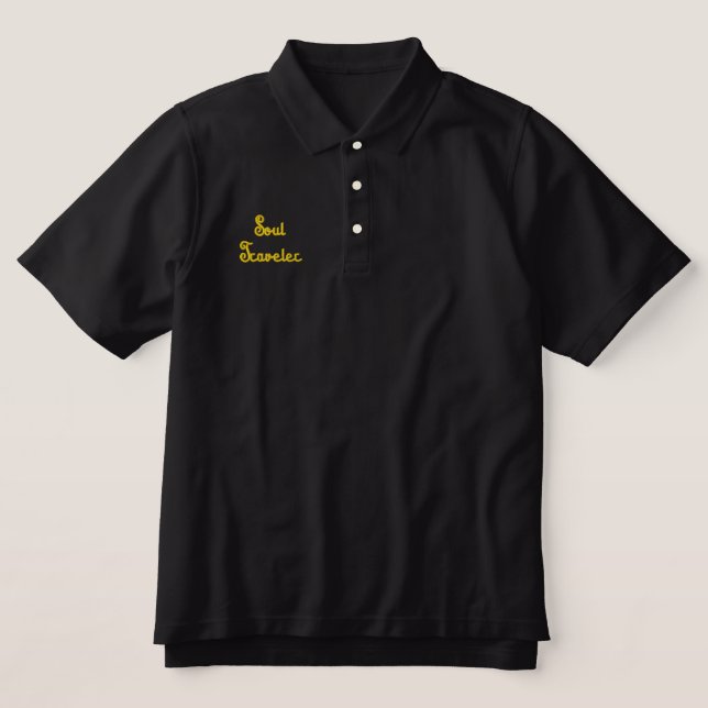 POLO SHIRT MENS ART AND DESIGN (Design Vorderseite)