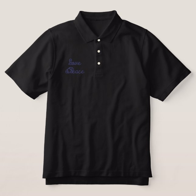 POLO SHIRT MENS ART AND DESIGN (Design Vorderseite)