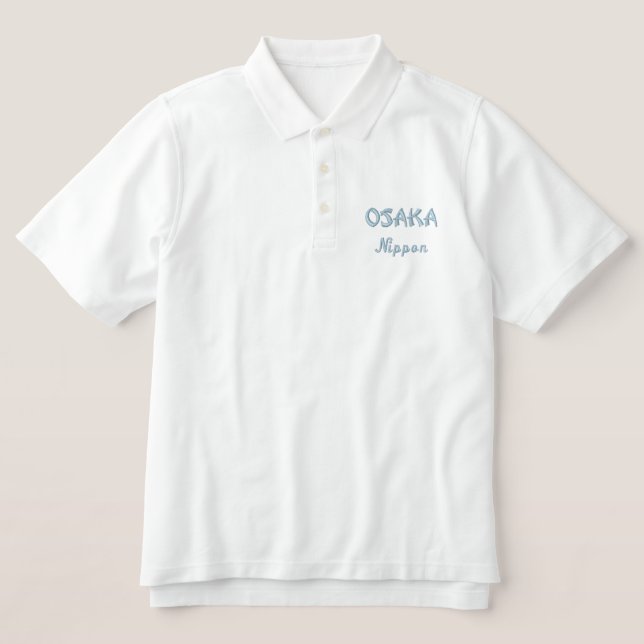 Polo-Shirt Osakas Bewohner von Nippon (Design Vorderseite)