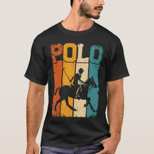 Polo-Spieler Retro-Reiten Pferd Reitsport T-Shirt