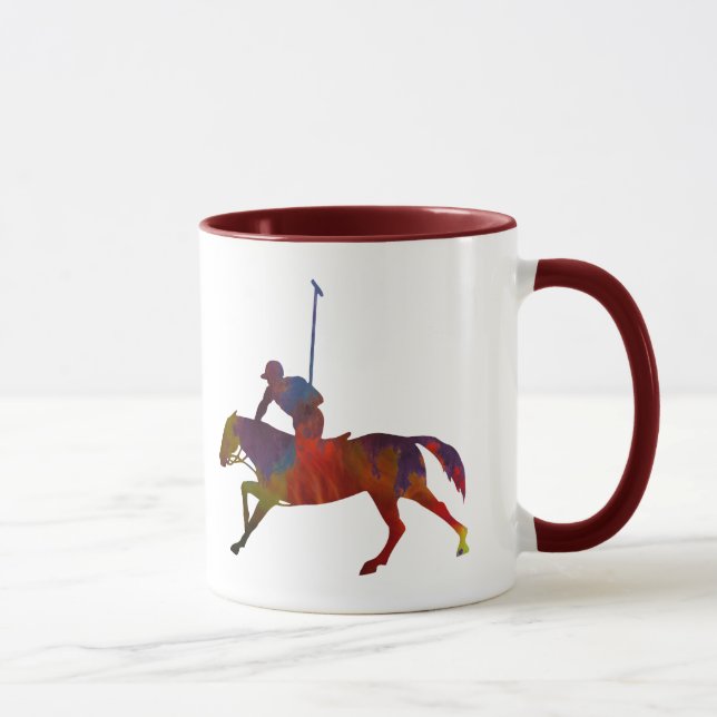 Polo-Spieler Tasse (Rechts)