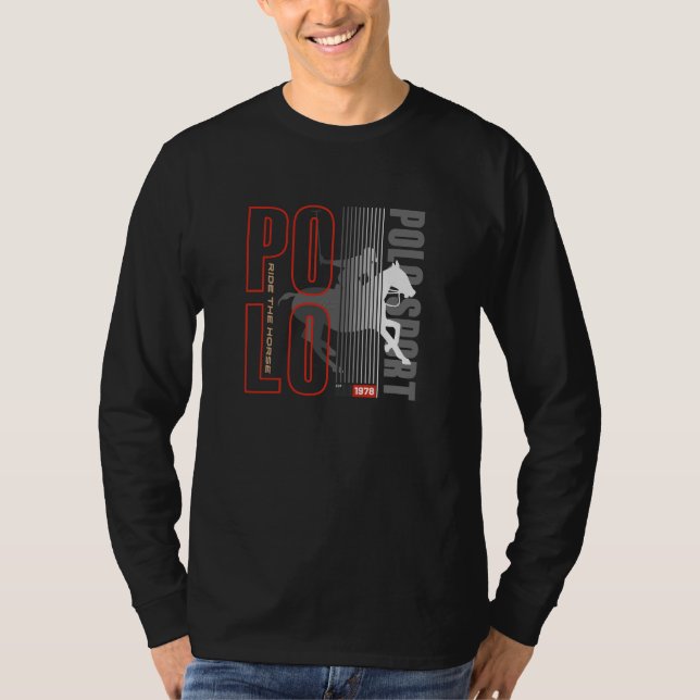 Polo Sport | Herren-Langschläfer-T-Shirt (Vorderseite)