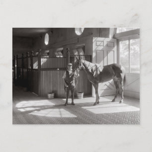Polo Stables, 1933 Postkarte