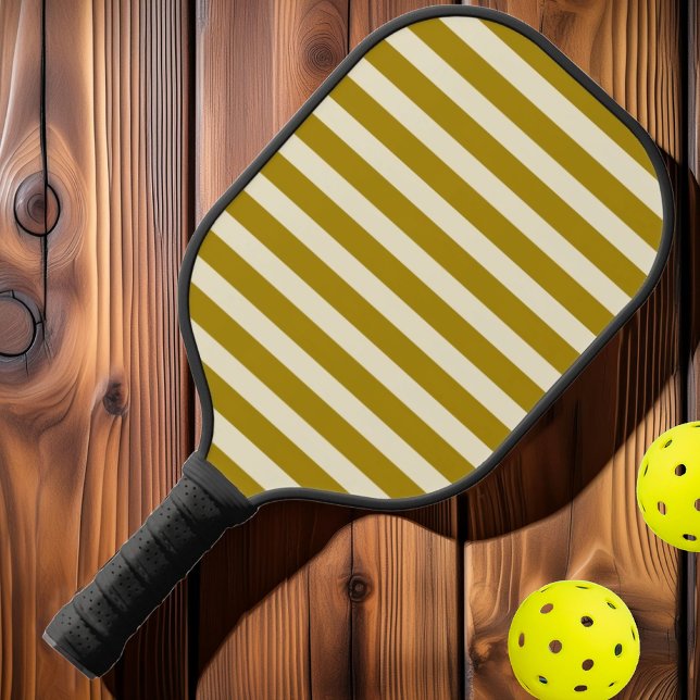 Polo-Streifen der Wüste aus dem Mittelalter Pickleball Schläger (Von Creator hochgeladen)