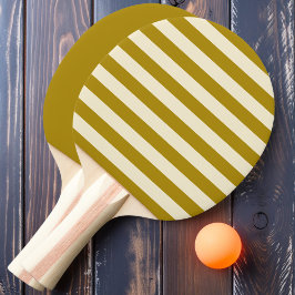 Polo-Streifen und Solid der Wüste Tischtennis Schläger