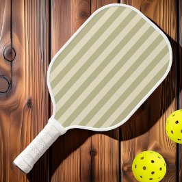 Polo-Streifenstrocknung aus der Mitte des Jahrhund Pickleball Schläger
