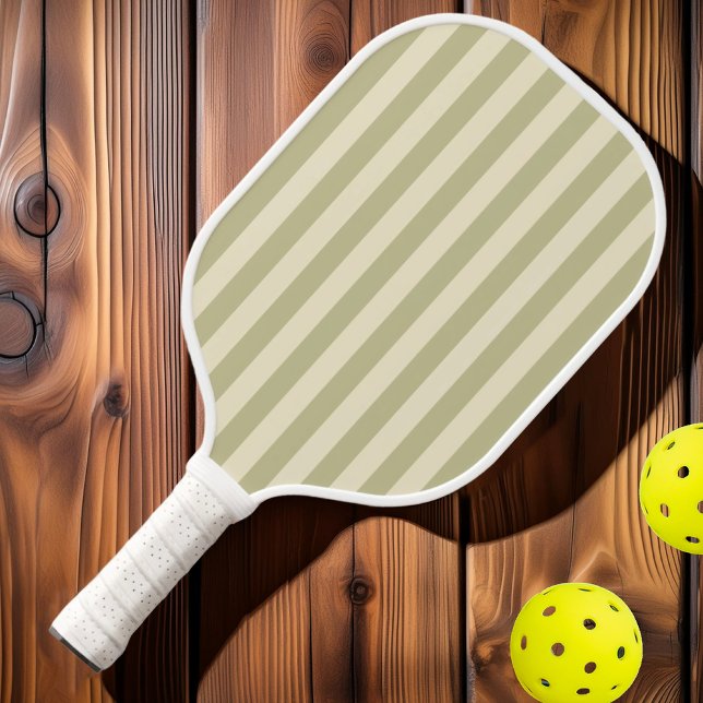 Polo-Streifenstrocknung aus der Mitte des Jahrhund Pickleball Schläger (Von Creator hochgeladen)
