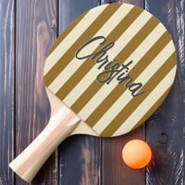 Polo-Striping Warme Wüste lackierte Bezeichnung Mi Tischtennis Schläger