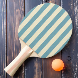 Polo Striping Warmes Aqua Nachmittagsfarbe Tischtennis Schläger