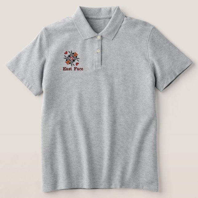 Polo-T - Shirt, bestickt (Design Vorderseite )