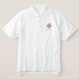Polo-T - Shirt, bestickt