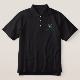Polo-T - Shirt, bestickt
