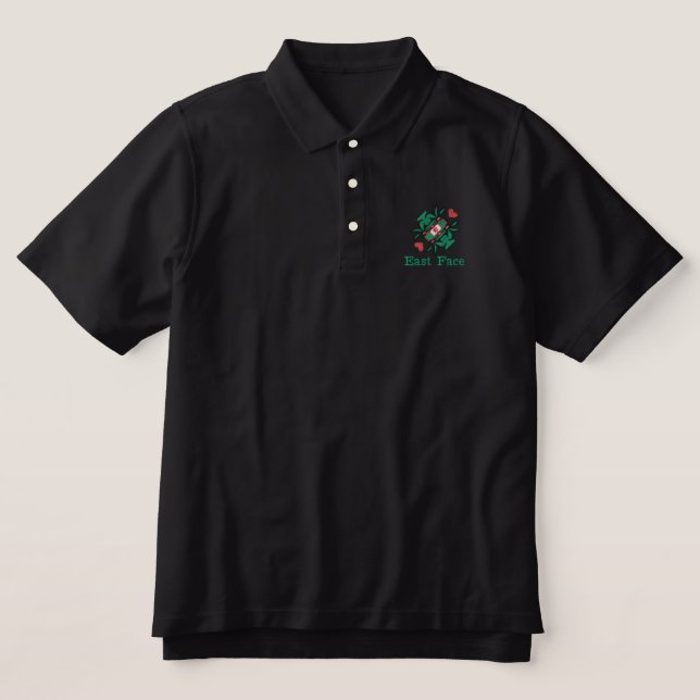 Polo-T - Shirt, bestickt (Design Vorderseite)