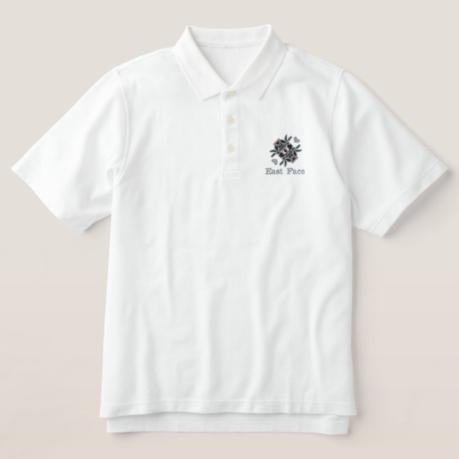 Polo-T - Shirt, bestickt (Design Vorderseite)
