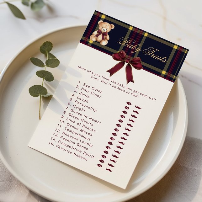 Polo Teddy Bear Baby Traits Baby Showgame (Von Creator hochgeladen)