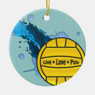 Polo vivant d'amour - ornement de polo d'eau