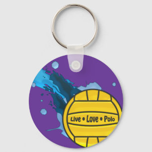 Polo vivant d'amour - porte-clés de polo d'eau