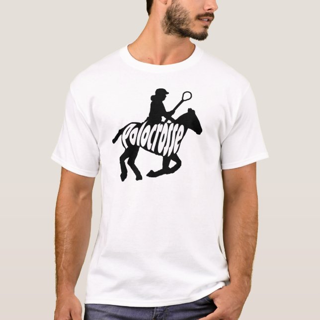 Polocrosse (Silhouette) 3 T-Shirt (Vorderseite)