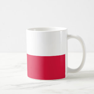 Pologne Drapeau Céramique café Mug