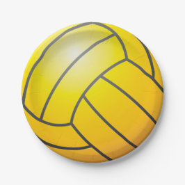 Polokugelplatte Pappteller