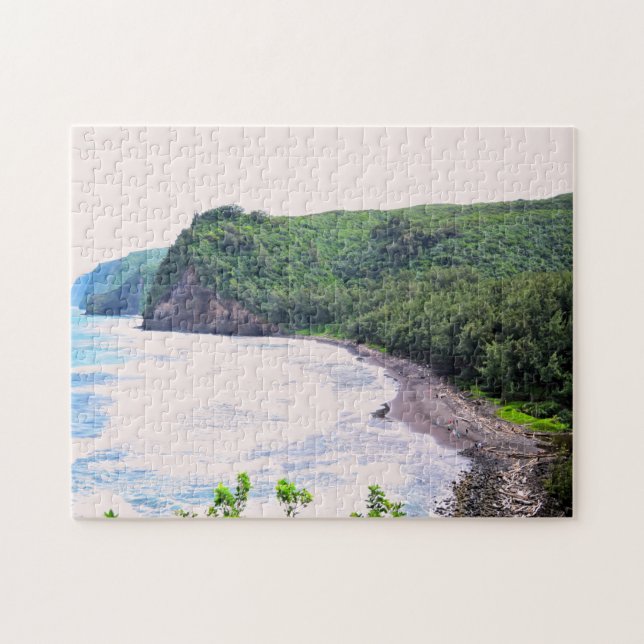 Pololu Beach Hawaii - 11x14 - 252 Stk. (Horizontal)