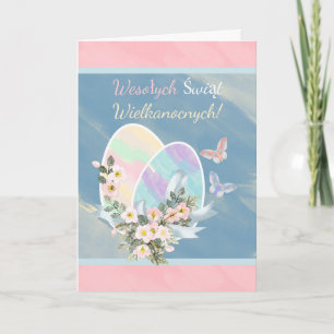 Polonais - Wesotych Swiat Wielkanocnych, carte de 