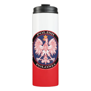 Polonia Round Polish Texan Thermosbecher
