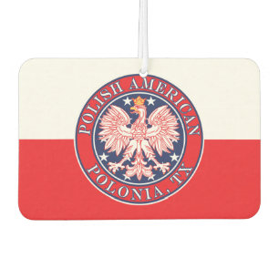 Polonia Texas Polnischer Adler Autolufterfrischer
