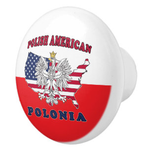 Polonia Texas Polnischer Amerikaner Keramikknauf