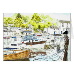 "Polperro Reflexions-" Karte