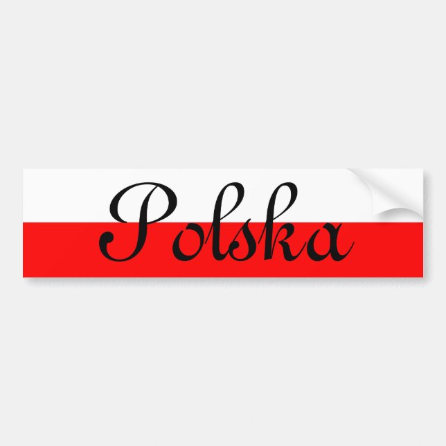 Polska Autoaufkleber (Vorne)