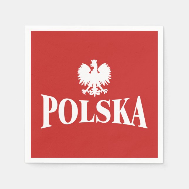 Polska Eagle Bar Napkins Serviette (Vorderseite)
