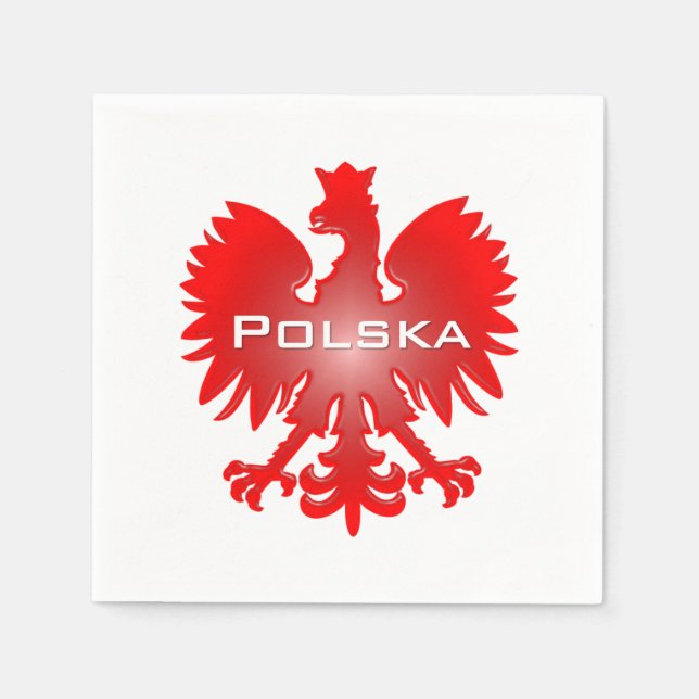 Polska Eagle Bar Napkins Serviette (Vorderseite)