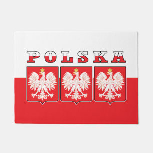 Polska Eagle Flag Shields Fußmatte