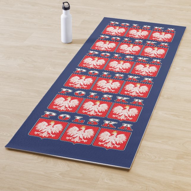 Polska Eagle Flag Shields Yogamatte (Beispiel)