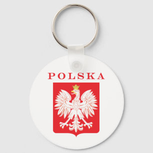 Polska Eagle Red Shield Schlüsselanhänger