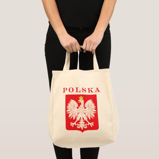 Polska Eagle Red Shield Tragetasche (Vorderseite (Produkt))