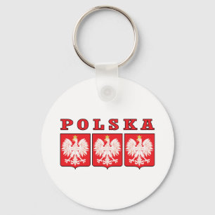 Polska Eagle Shields Schlüsselanhänger