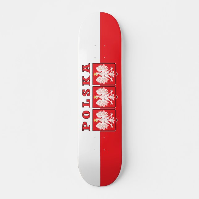 Polska Eagle Shields Skateboard (Vorne)