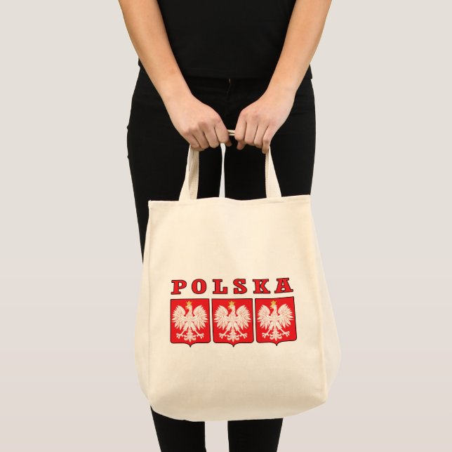 Polska Eagle Shields Tragetasche (Vorderseite (Produkt))